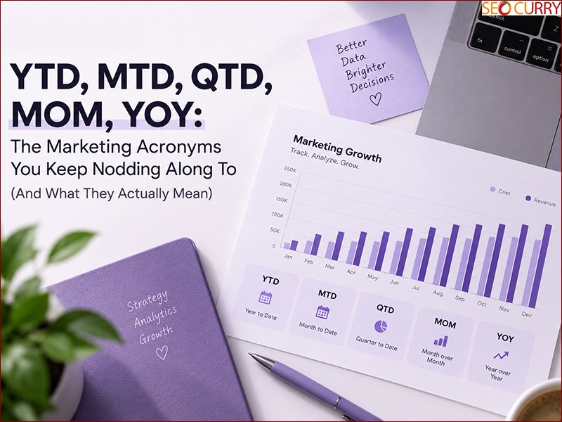 YTD, MTD, QTD, MOM, YOY The Marketing Acronyms You Keep Nodding Along To (And What They Actually Mean)
